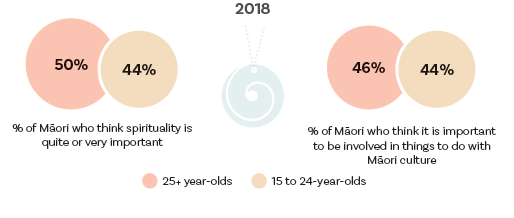 rangatahi Māori were less likely to think spirituality